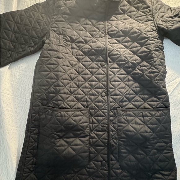 Lands End Reversible Barn Jacket - Black and Paisley, NWT - Insulated Classic - Picture 9 of 9